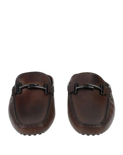 Shop Tod's Man Mules & Clogs Dark Brown Size 7 Soft Leather