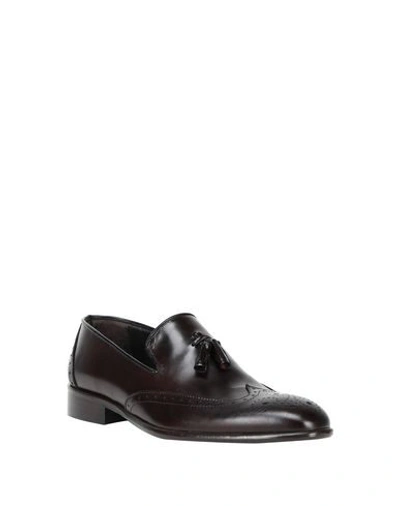 Shop Alessandro Gilles Loafers In Black