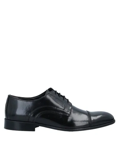 Shop Alessandro Gilles Laced Shoes In Black