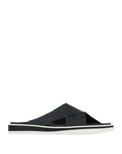 Shop Accademia Studio Sandals In Black