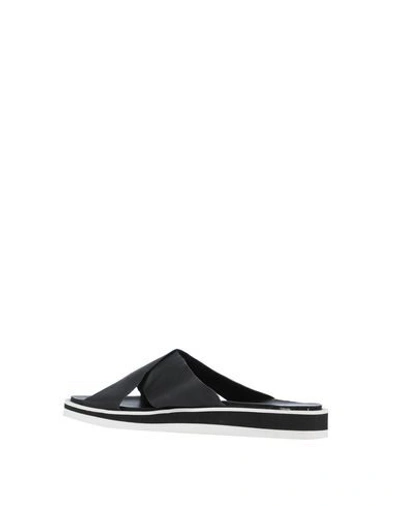 Shop Accademia Studio Sandals In Black