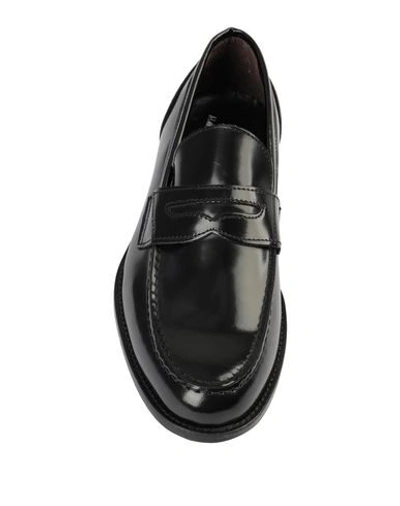 Shop Alessandro Gilles Loafers In Black