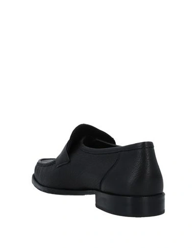 Shop Roma Loafers In Black