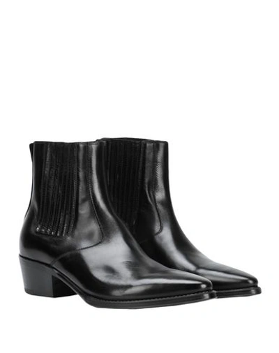 Shop Herve ' Celsy Man Ankle Boots Black Size 8 Calfskin