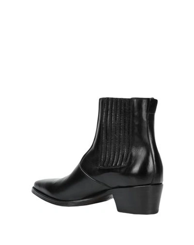 Shop Herve ' Celsy Man Ankle Boots Black Size 8 Calfskin