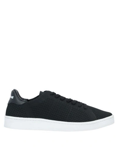 Shop Thoms Nicoll Man Sneakers Black Size 6 Textile Fibers