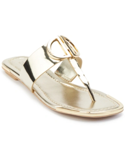Shop Dkny Women's Halcott Sandals In Platinum