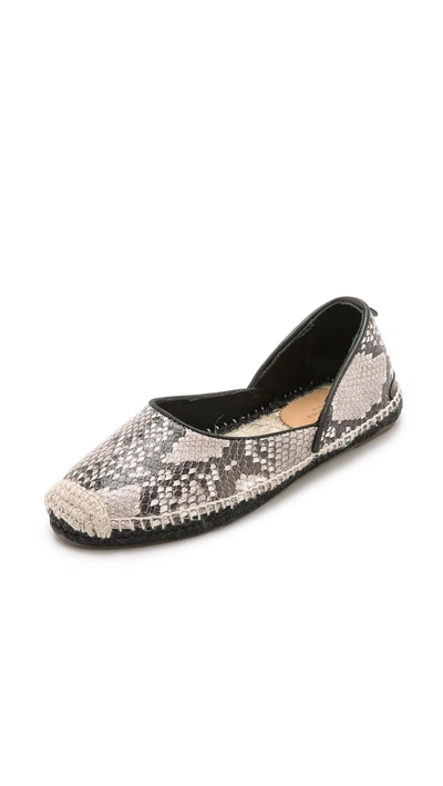 Shop Rag & Bone Georgie Espadrilles In Fawn Python