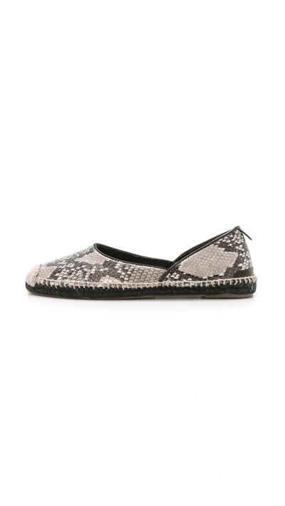 Shop Rag & Bone Georgie Espadrilles In Fawn Python