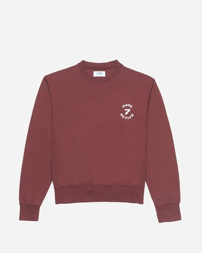 Shop 7 Days Monday Crew Neck In Red