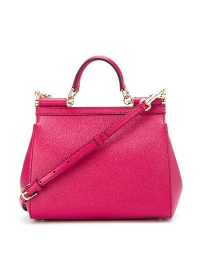 Shop Dolce & Gabbana Medium Sicily Shoulder Bag