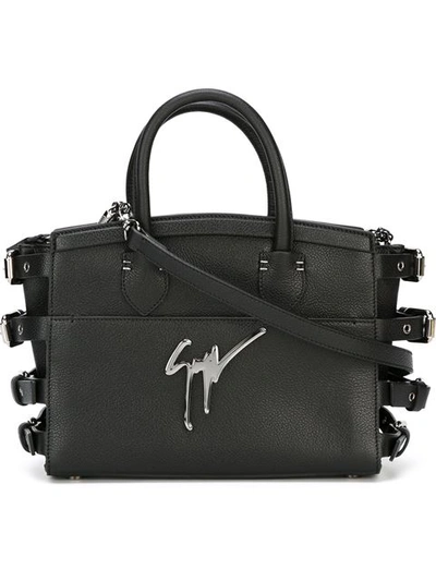 Giuseppe Zanotti Small G17 Tote Bag In Black