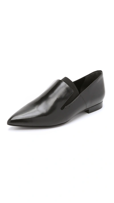 Alexander Wang Black Jamie Loafers