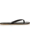 TKEES Lily Matte-Leather Flip Flops