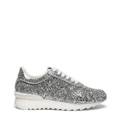 Shop Casadei Sneaker In Silver