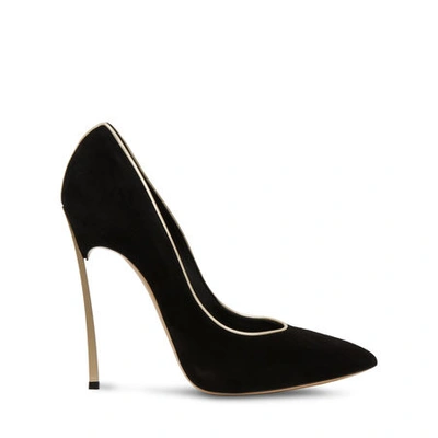 Casadei Blade In Black And Gold | ModeSens