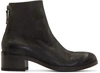 Marsèll Black Leather Ankle Boots