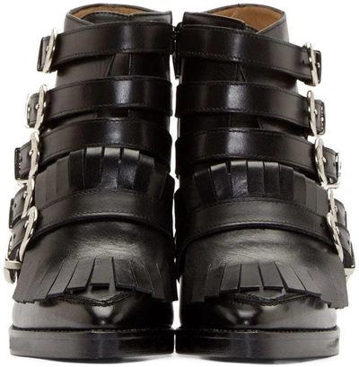 Shop Toga Black High-heel Polido Boots