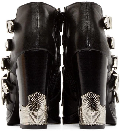 Shop Toga Black High-heel Polido Boots