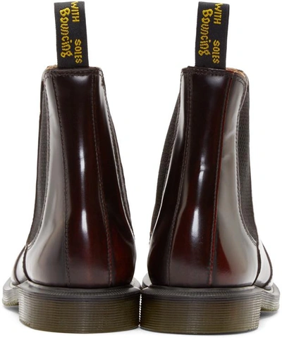 Shop Dr. Martens Red Flora Chelsea Boots