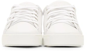Shop Rag & Bone White Leather Kent Sneakers