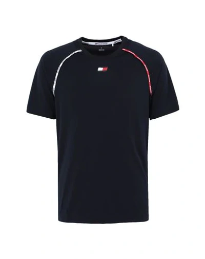 Shop Tommy Sport T-shirts In Dark Blue
