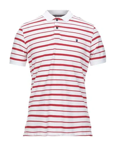 Jaggy Polo Shirts In Red | ModeSens