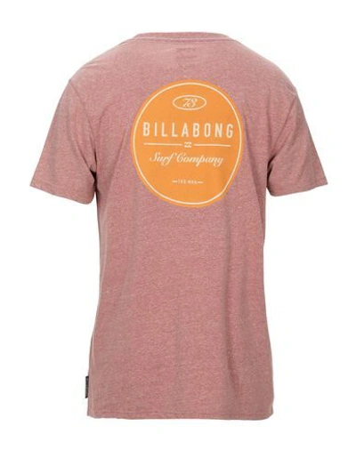 Shop Billabong T-shirts In Pastel Pink