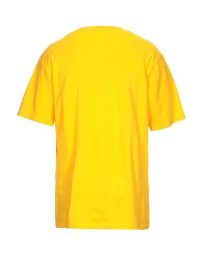 Shop Element Man T-shirt Yellow Size S Cotton