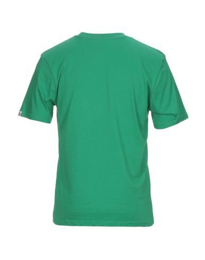 Shop Element Man T-shirt Green Size L Cotton