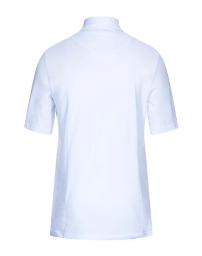 Shop Sartorio Polo Shirts In White