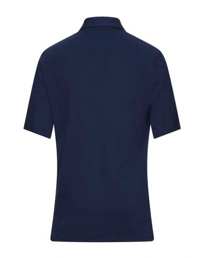 Shop Sartorio Polo Shirts In Dark Blue