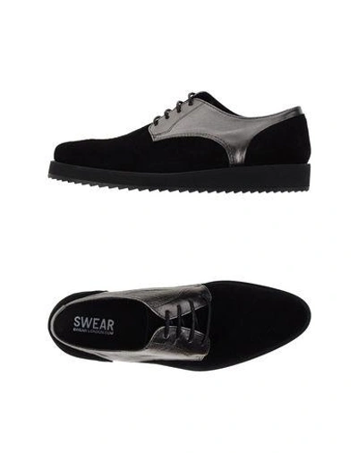 Shop Swear Laced Shoes In Black