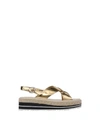 Prada Sport Sandal (women) In Gold