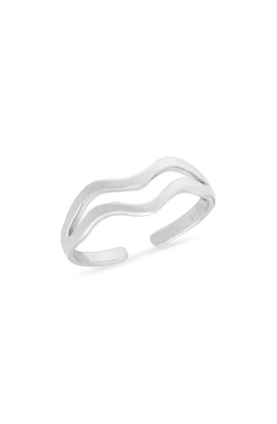 Shop Sterling Forever Zodiac Ring In Silver Aquarius