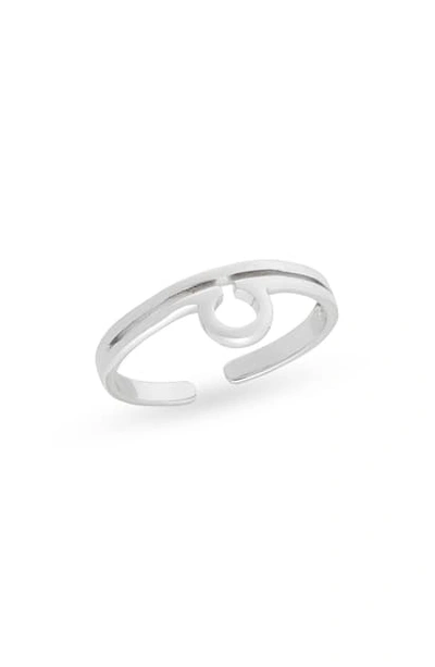 Shop Sterling Forever Zodiac Ring In Silver Libra
