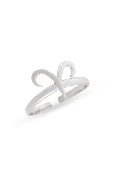 Shop Sterling Forever Zodiac Ring In Silver Aries
