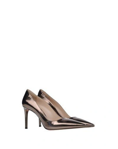 Shop Prada Pump In Bronze