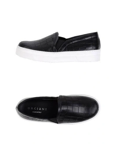 Shop Orciani Sneakers In Black