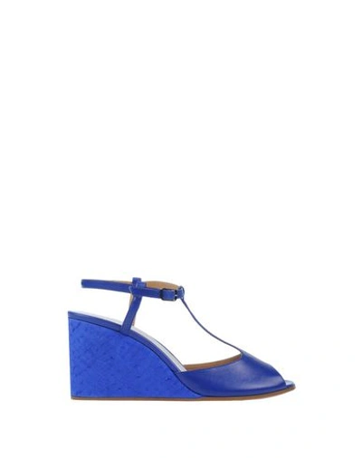 Maison Margiela Sandals In Bright Blue