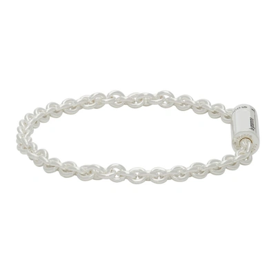 Shop Le Gramme Silver Slick Polished 'le 9 Grammes' Chain Cable Bracelet