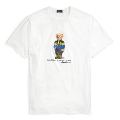 Shop Polo Ralph Lauren Polo Bear Jersey T-shirt In White