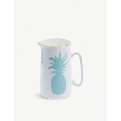 Shop Alice Peto Pineapple Fine Bone China Jug 1l In Multi