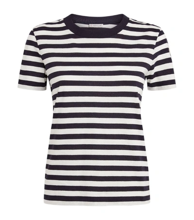 Shop Moncler Striped T-shirt