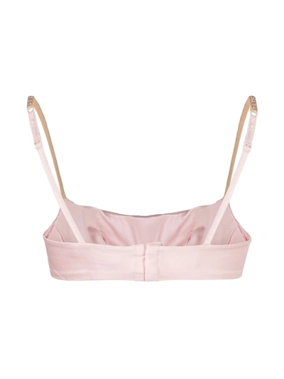 Shop La Perla Bandeau Bra In Pink