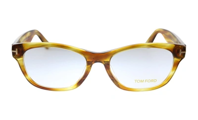 Tom Ford Tf 5425f 055 Rectangle Eyeglasses In Demo