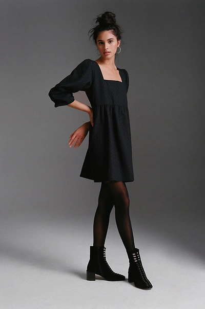 Shop Amadi Esther Mini Dress In Black