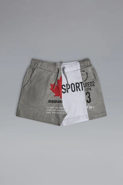 Shop Dsquared2 Unisex Shorts In Light Grey