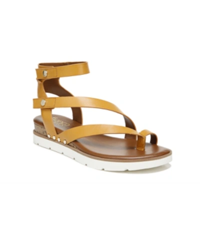 Shop Franco Sarto Daven Sandals Women's Shoes In Golden Rod