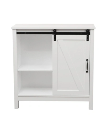 Shop Luxen Home Farmhouse Bathroom Cabinet In White